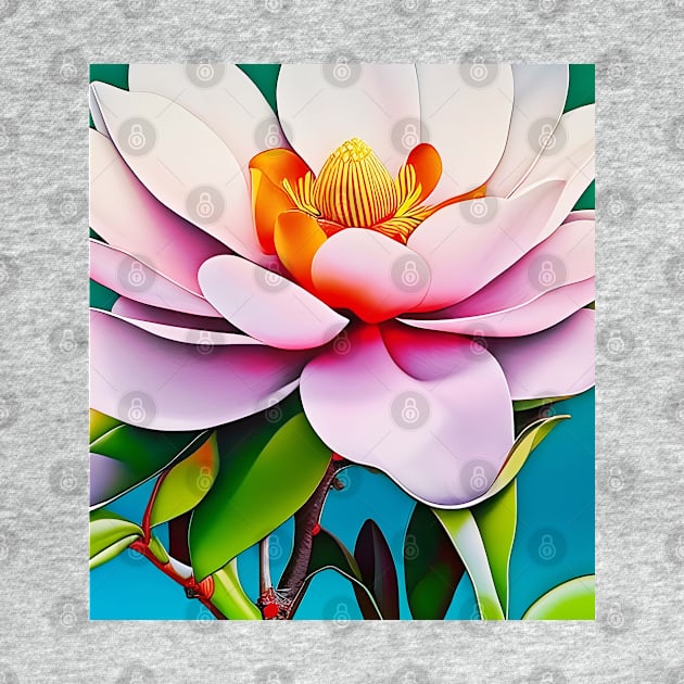 Rainbow Magnolia 2 by RoxanneG